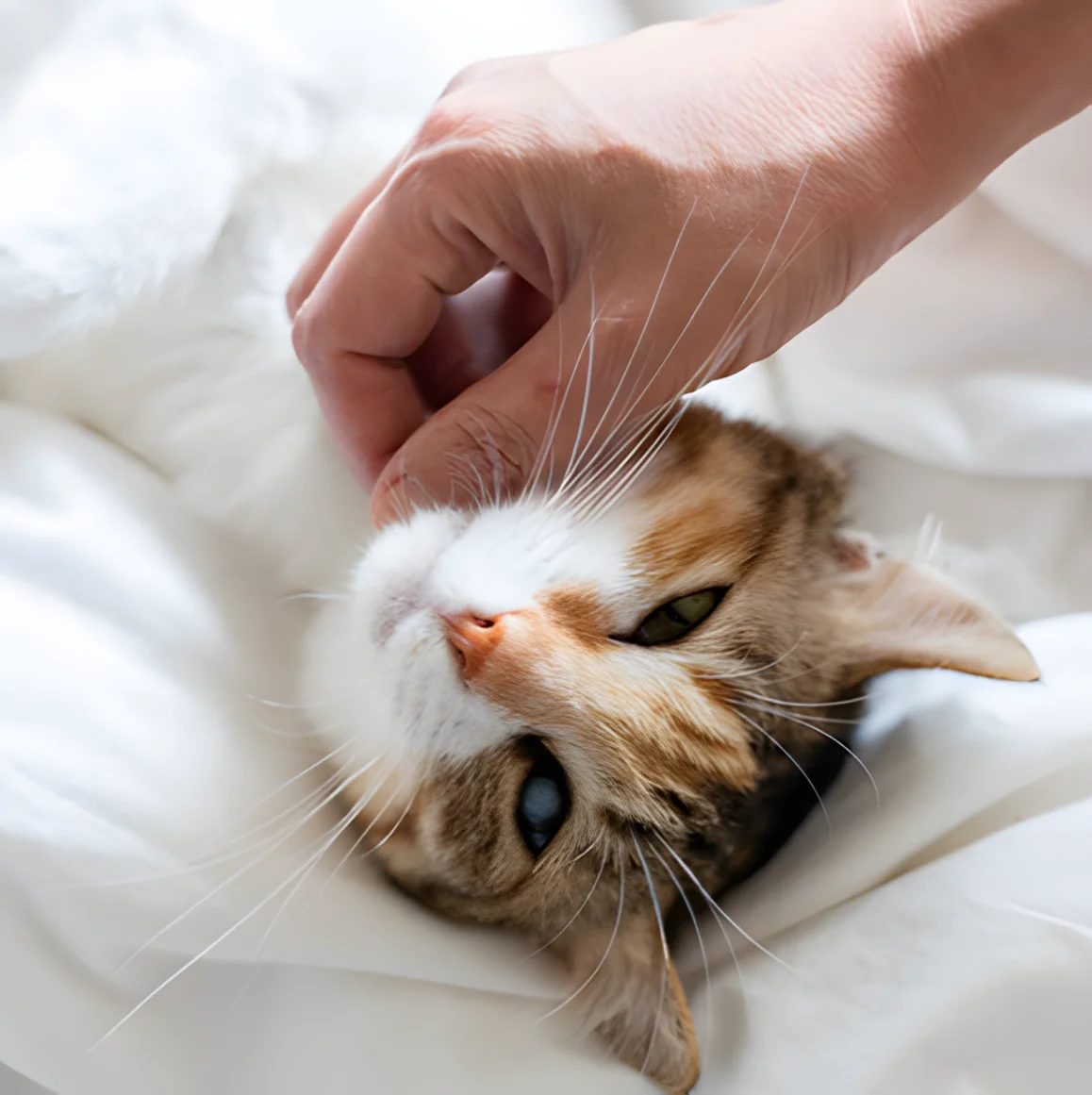 scratching cat